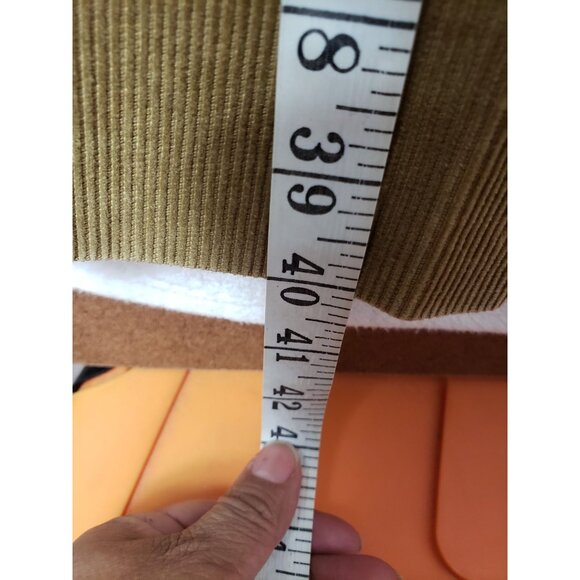 Michel Rene Vtg Mens Corduroy Pants Straight Fit Cotton Blend khaki Size 30 - Picture 5 of 16